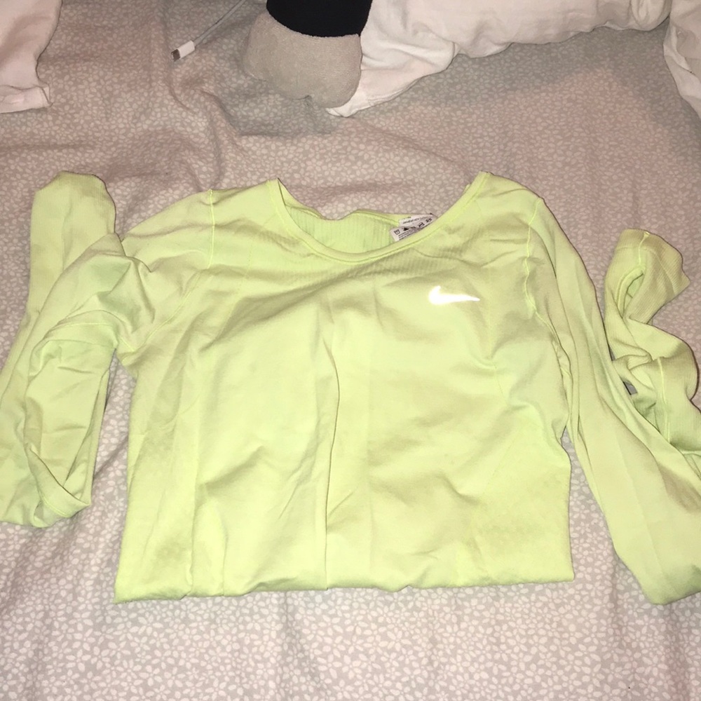 Nike long sleeve tight workout top